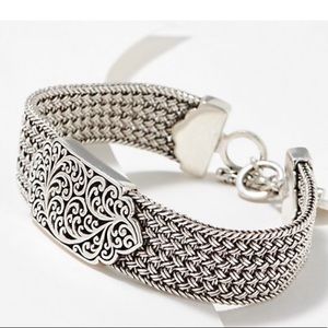 Lois Hill
Sterling Silver Textile Weave Bracelet